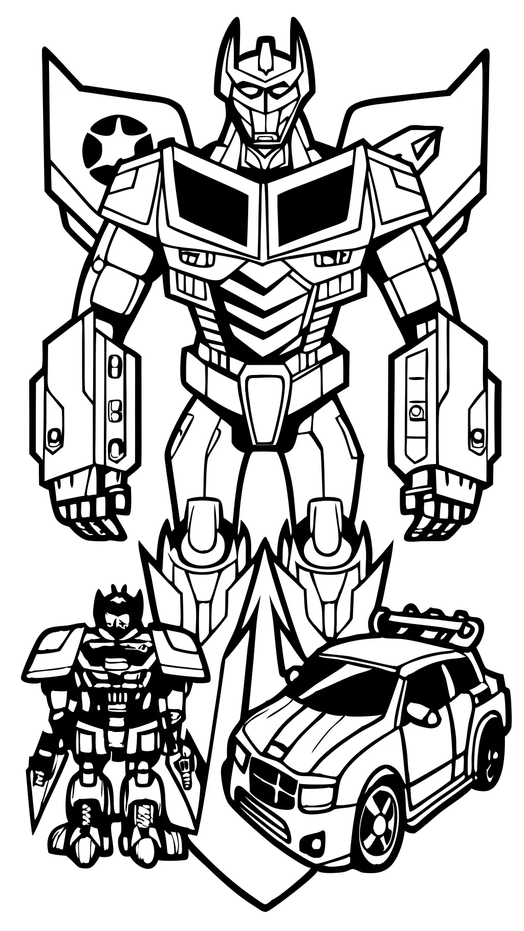 transformers 4 coloring pages